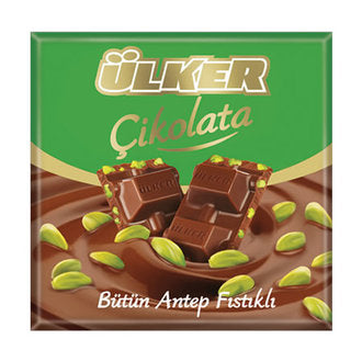 Ülker Çikolata Fıstıklı Kare 70 G