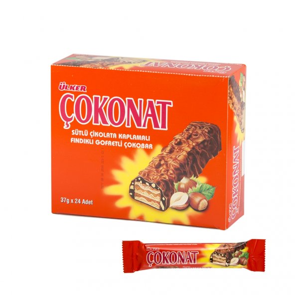 Ulker Cokonat Hazelnut Wafer 24 Pieces 33 g