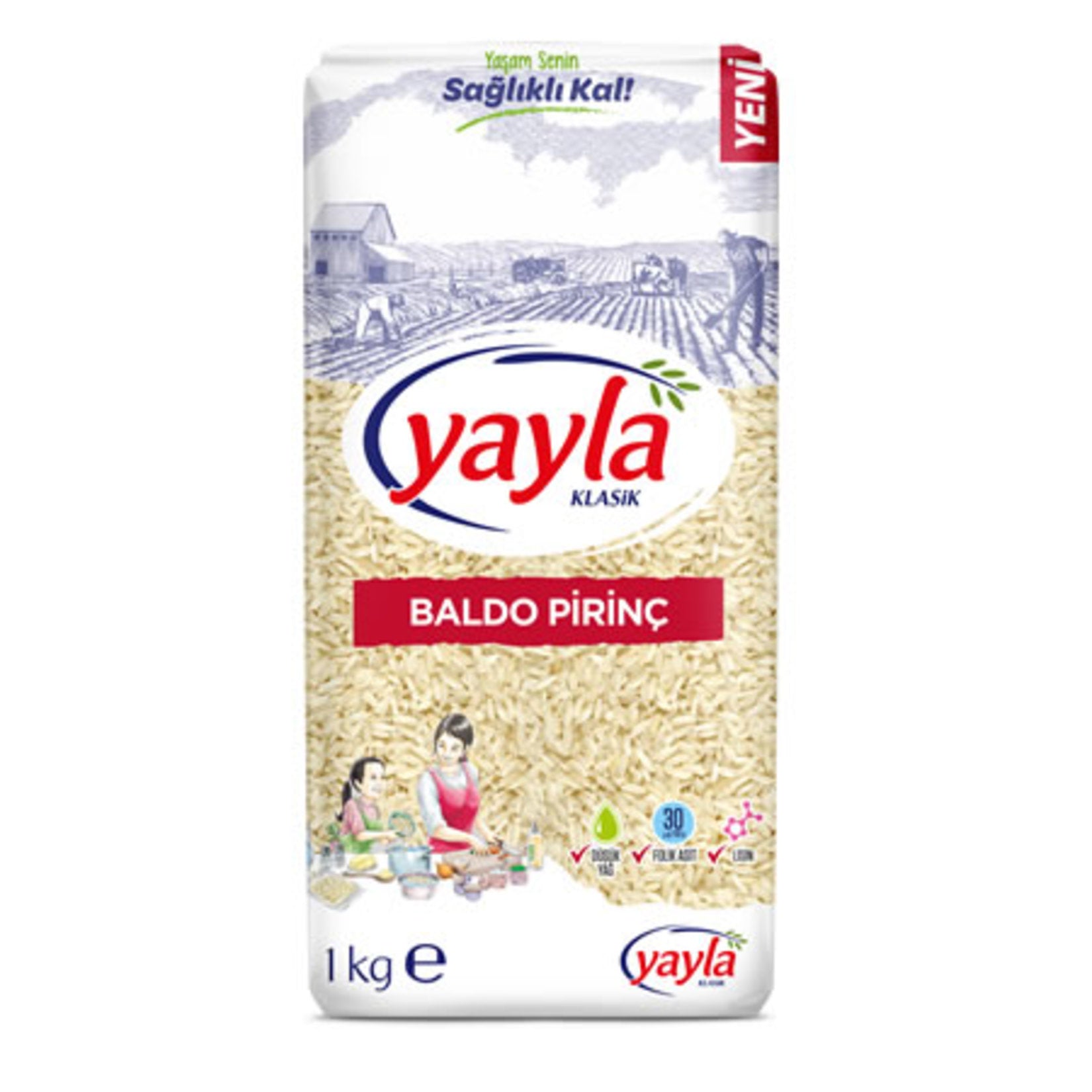 Yayla Baldo Rice 1 Kg Gönen Region Crop