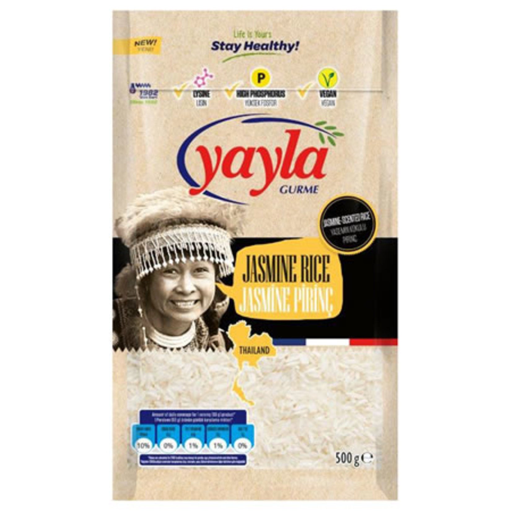 Yayla Gourmet Jasmine Rice 500 G